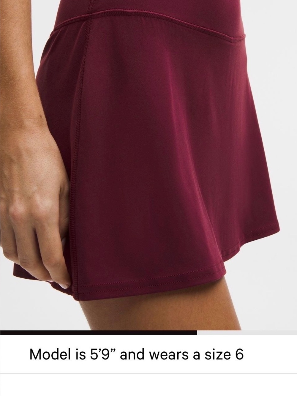 lululemon athletica High-Rise Skirt in Deep Wine